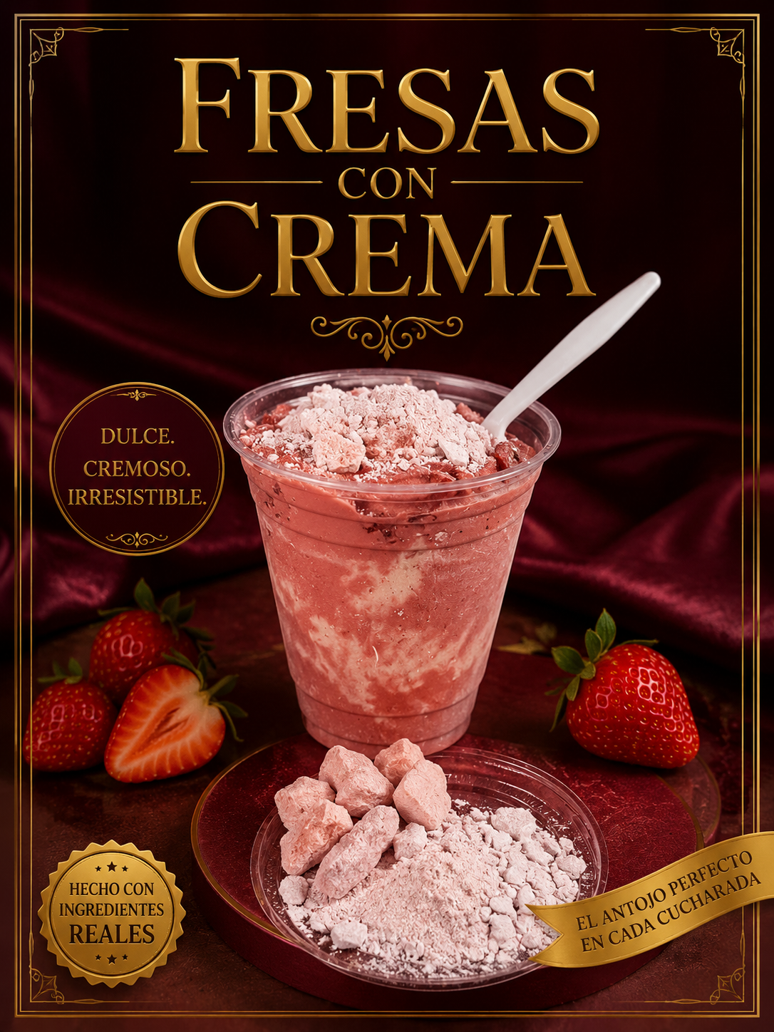 Fresas con Crema